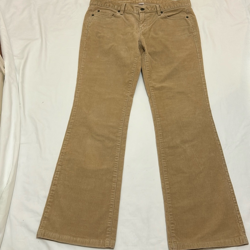 Loft Boot cut Pants Corduroy size 10 waist is 34” length is 30”